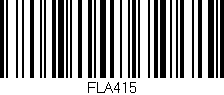 Código de barras (EAN, GTIN, SKU, ISBN): 'FLA415'