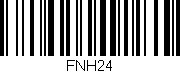 Código de barras (EAN, GTIN, SKU, ISBN): 'FNH24'