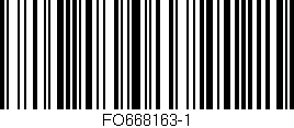 Código de barras (EAN, GTIN, SKU, ISBN): 'FO668163-1'