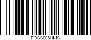 Código de barras (EAN, GTIN, SKU, ISBN): 'FOSS006HMS'