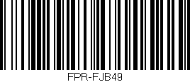 Código de barras (EAN, GTIN, SKU, ISBN): 'FPR-FJB49'