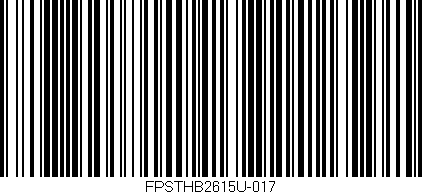 Código de barras (EAN, GTIN, SKU, ISBN): 'FPSTHB2615U-017'