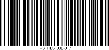 Código de barras (EAN, GTIN, SKU, ISBN): 'FPSTHB5103B-017'