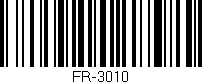 Código de barras (EAN, GTIN, SKU, ISBN): 'FR-3010'