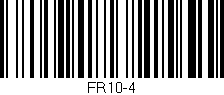 Código de barras (EAN, GTIN, SKU, ISBN): 'FR10-4'