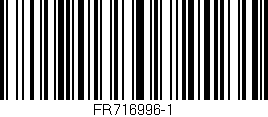 Código de barras (EAN, GTIN, SKU, ISBN): 'FR716996-1'