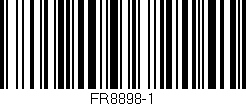 Código de barras (EAN, GTIN, SKU, ISBN): 'FR8898-1'
