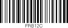 Código de barras (EAN, GTIN, SKU, ISBN): 'FRB12C'