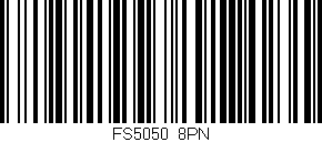 Código de barras (EAN, GTIN, SKU, ISBN): 'FS5050/8PN'