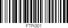 Código de barras (EAN, GTIN, SKU, ISBN): 'FTR001'