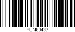 Código de barras (EAN, GTIN, SKU, ISBN): 'FUN80437'