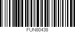 Código de barras (EAN, GTIN, SKU, ISBN): 'FUN80438'