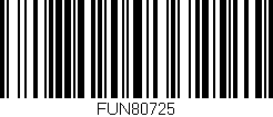 Código de barras (EAN, GTIN, SKU, ISBN): 'FUN80725'