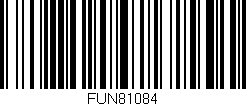 Código de barras (EAN, GTIN, SKU, ISBN): 'FUN81084'