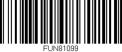 Código de barras (EAN, GTIN, SKU, ISBN): 'FUN81099'