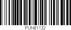 Código de barras (EAN, GTIN, SKU, ISBN): 'FUN81132'