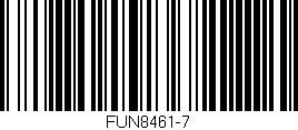 Código de barras (EAN, GTIN, SKU, ISBN): 'FUN8461-7'