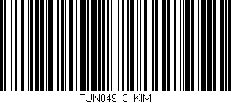 Código de barras (EAN, GTIN, SKU, ISBN): 'FUN84913/KIM'