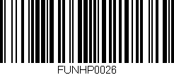 Código de barras (EAN, GTIN, SKU, ISBN): 'FUNHP0026'