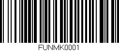 Código de barras (EAN, GTIN, SKU, ISBN): 'FUNMK0001'