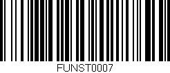 Código de barras (EAN, GTIN, SKU, ISBN): 'FUNST0007'