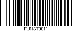 Código de barras (EAN, GTIN, SKU, ISBN): 'FUNST0011'