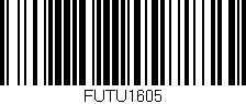 Código de barras (EAN, GTIN, SKU, ISBN): 'FUTU1605'