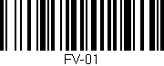 Código de barras (EAN, GTIN, SKU, ISBN): 'FV-01'