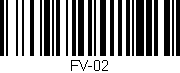 Código de barras (EAN, GTIN, SKU, ISBN): 'FV-02'