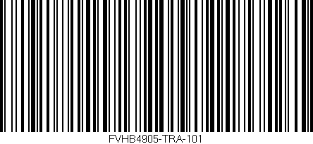 Código de barras (EAN, GTIN, SKU, ISBN): 'FVHB4905-TRA-101'