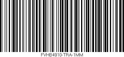 Código de barras (EAN, GTIN, SKU, ISBN): 'FVHB4910-TRA-1MM'