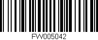 Código de barras (EAN, GTIN, SKU, ISBN): 'FW005042'