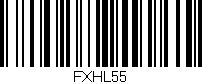 Código de barras (EAN, GTIN, SKU, ISBN): 'FXHL55'