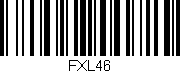 Código de barras (EAN, GTIN, SKU, ISBN): 'FXL46'