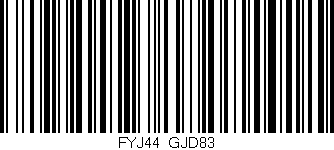 Código de barras (EAN, GTIN, SKU, ISBN): 'FYJ44/GJD83'