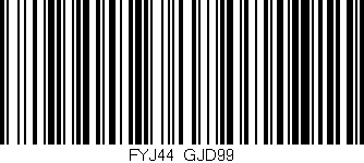 Código de barras (EAN, GTIN, SKU, ISBN): 'FYJ44/GJD99'