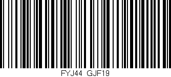 Código de barras (EAN, GTIN, SKU, ISBN): 'FYJ44/GJF19'