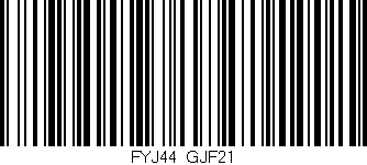 Código de barras (EAN, GTIN, SKU, ISBN): 'FYJ44/GJF21'