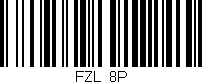 Código de barras (EAN, GTIN, SKU, ISBN): 'FZL/8P'