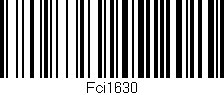 Código de barras (EAN, GTIN, SKU, ISBN): 'Fci1630'