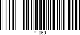 Código de barras (EAN, GTIN, SKU, ISBN): 'Fi-063'