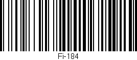 Código de barras (EAN, GTIN, SKU, ISBN): 'Fi-184'