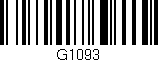 Código de barras (EAN, GTIN, SKU, ISBN): 'G1093'