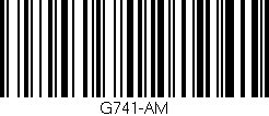 Código de barras (EAN, GTIN, SKU, ISBN): 'G741-AM'