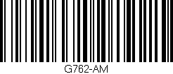 Código de barras (EAN, GTIN, SKU, ISBN): 'G762-AM'