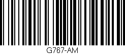 Código de barras (EAN, GTIN, SKU, ISBN): 'G767-AM'