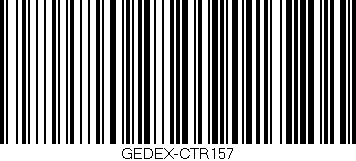 Código de barras (EAN, GTIN, SKU, ISBN): 'GEDEX-CTR157'