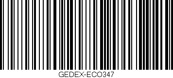 Código de barras (EAN, GTIN, SKU, ISBN): 'GEDEX-ECO347'
