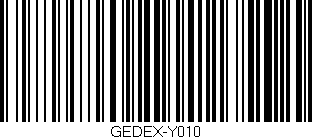 Código de barras (EAN, GTIN, SKU, ISBN): 'GEDEX-Y010'