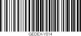 Código de barras (EAN, GTIN, SKU, ISBN): 'GEDEX-Y014'
